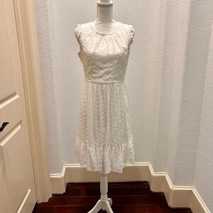 Calvin Klein Women’s White Lace Dress